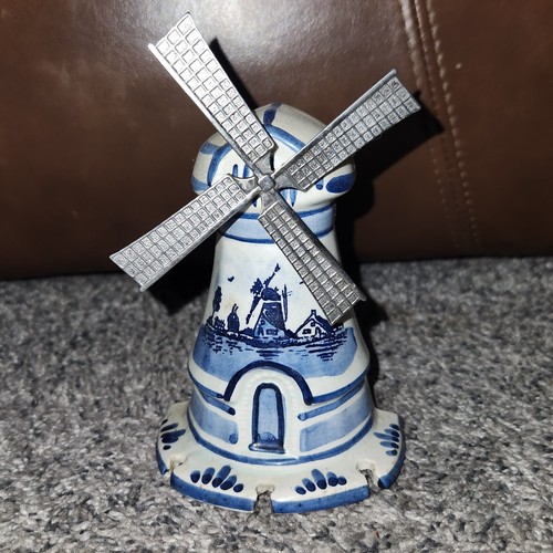 Delft blue white - &, windmill