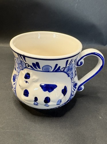 Delft blue hand painted two - blue,