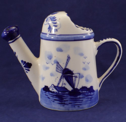 Delft watering can miniature - delft,