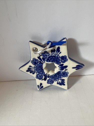 Delft porcelain star - porcelain, "star"